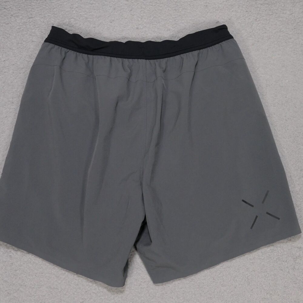 Ten Thousand Shorts Mens Large Gray Interval Athletic Lined 7" Inseam - Picture 11 of 11